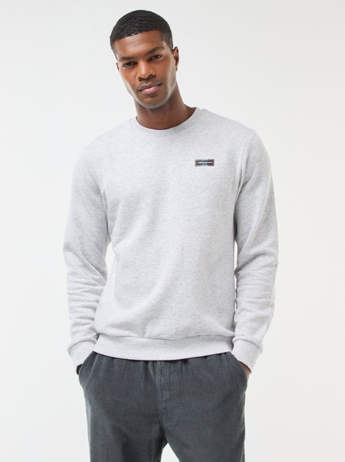 Pull imprimé uni en coton 'JJ Rebel' - Kiabi