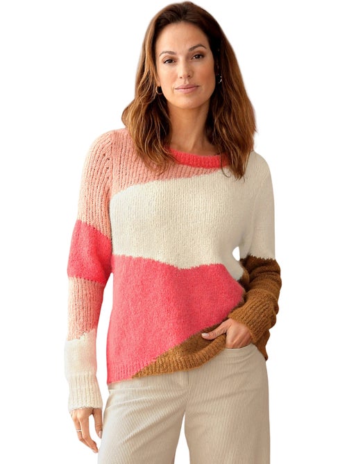 Pull intarsia col bateau - DAXON - Kiabi