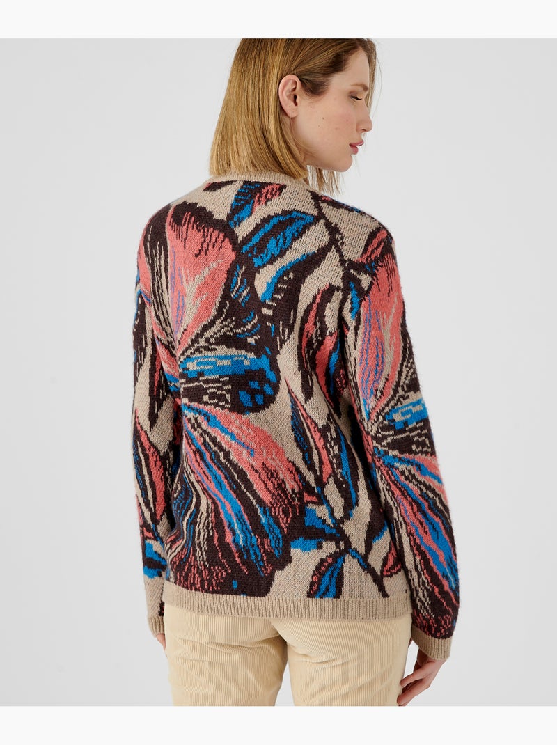 Pull jacquard - damart Marron - Kiabi