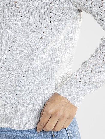 Pull Jacquard Avec Col Rond | Gerard Pasquier