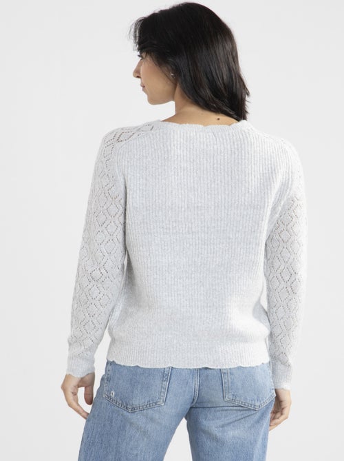 Pull Jacquard   Avec Col Rond | Gerard Pasquier - Kiabi