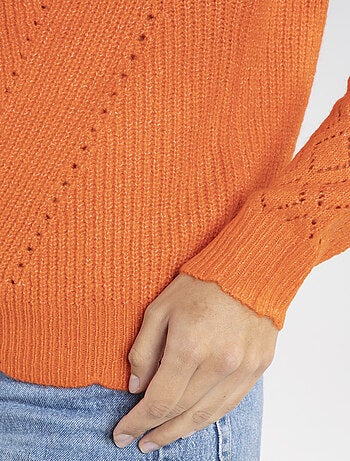 Pull Jacquard Avec Col Rond | Gerard Pasquier