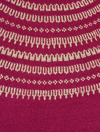 Pull jacquard brillant - Damart