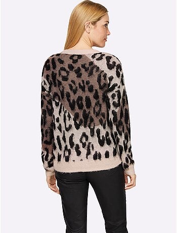 Pull Jacquard Coupe Décontractée Aux épaules - Taille Standard - Helline