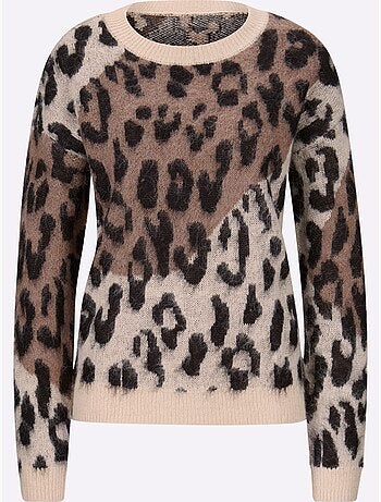 Pull Jacquard Coupe Décontractée Aux épaules - Taille Standard - Helline