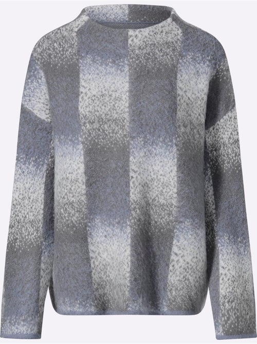 Pull jacquard dégradé de couleurs mode - taille standard - helline - Kiabi Pull jacquard dégradé de couleurs mode - taille standard - helline - Kiabi