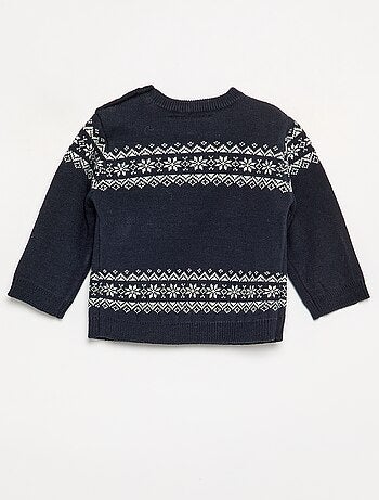 Pull jacquard 'Disney' 'Stitch' 'Noël'