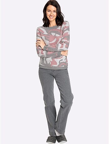 Pull Jacquard Doux Et Moelleux - Taille Standard - Witt