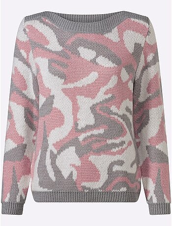 Pull Jacquard Doux Et Moelleux - Taille Standard - Witt