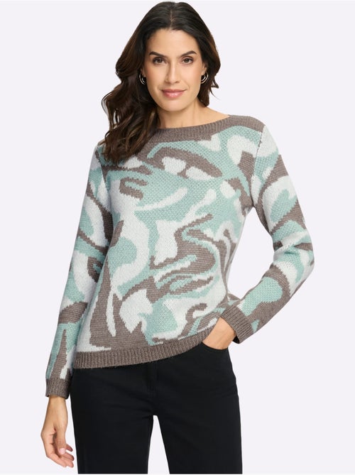 Pull Jacquard Doux Et Moelleux - Taille Standard - Witt - Kiabi Pull Jacquard Doux Et Moelleux - Taille Standard - Witt - Kiabi