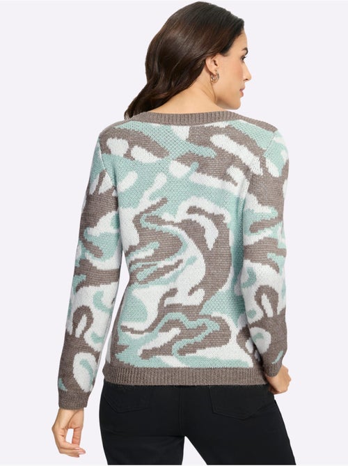 Pull Jacquard Doux Et Moelleux - Taille Standard - Witt - Kiabi Pull Jacquard Doux Et Moelleux - Taille Standard - Witt - Kiabi