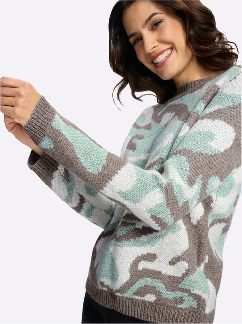 Pull Jacquard Doux Et Moelleux - Taille Standard - Witt - Kiabi Pull Jacquard Doux Et Moelleux - Taille Standard - Witt - Kiabi