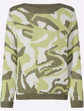Pull Jacquard Doux Et Moelleux - Taille Standard - Witt