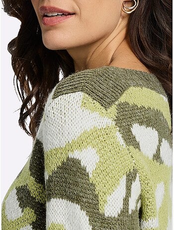 Pull Jacquard Doux Et Moelleux - Taille Standard - Witt