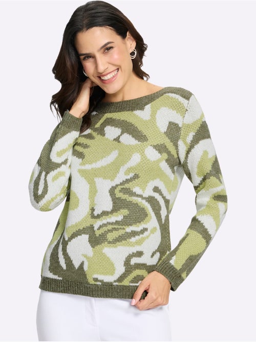 Pull Jacquard Doux Et Moelleux - Taille Standard - Witt - Kiabi Pull Jacquard Doux Et Moelleux - Taille Standard - Witt - Kiabi