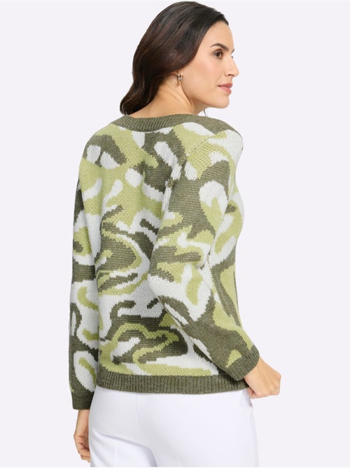 Pull Jacquard Doux Et Moelleux - Taille Standard - Witt - Kiabi Pull Jacquard Doux Et Moelleux - Taille Standard - Witt - Kiabi