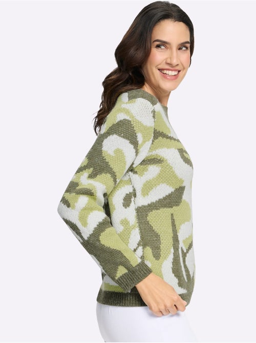 Pull Jacquard Doux Et Moelleux - Taille Standard - Witt - Kiabi Pull Jacquard Doux Et Moelleux - Taille Standard - Witt - Kiabi