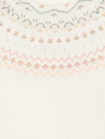 Pull jacquard de Noël en maille grosse jauge