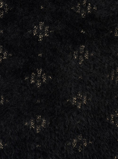 Pull jacquard en maille poilue - damart - Kiabi