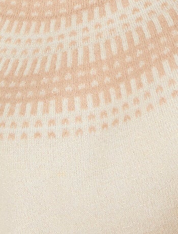 Pull jacquard et fils brillants Thermolactyl - Damart