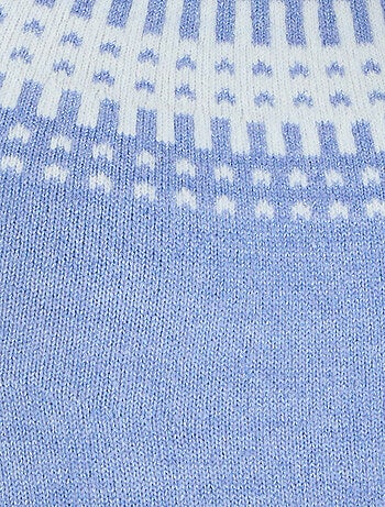 Pull jacquard et fils brillants Thermolactyl - Damart