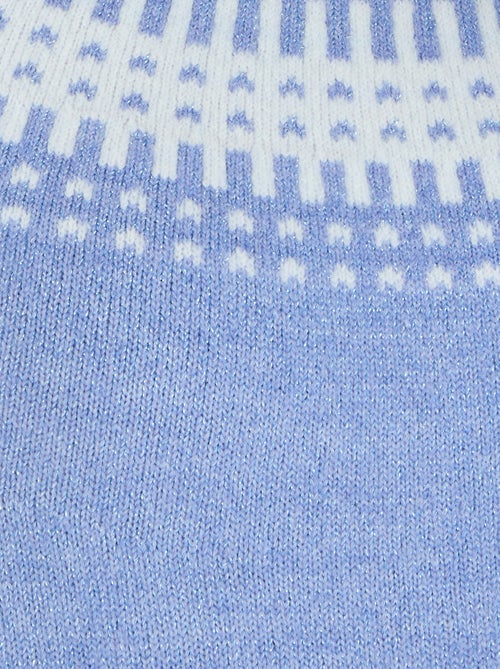 Pull jacquard et fils brillants Thermolactyl - Damart - Kiabi