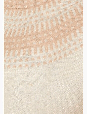 Pull jacquard et fils brillants thermolactyl - damart