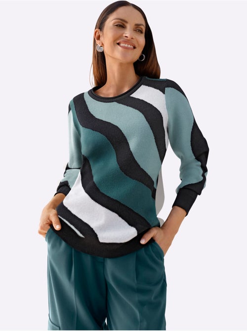 Pull jacquard motif jacquard - taille standard - witt - Kiabi Pull jacquard motif jacquard - taille standard - witt - Kiabi