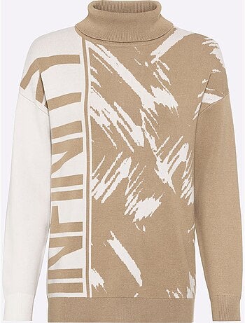 Pull jacquard motif jacquard original - taille standard - helline
