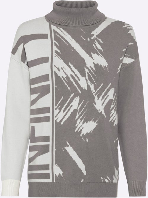 Pull jacquard motif jacquard original - taille standard - helline - Kiabi Pull jacquard motif jacquard original - taille standard - helline - Kiabi