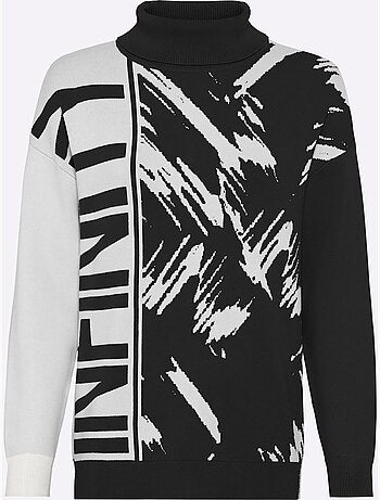 Pull jacquard motif jacquard original - taille standard - helline