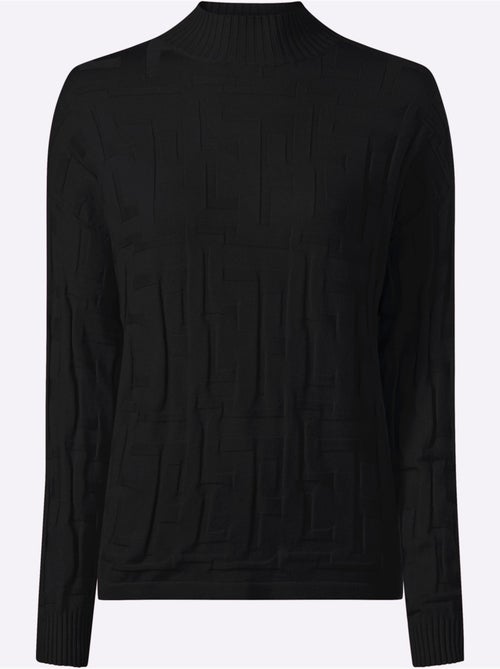 Pull Jacquard Motif Tricoté Aspect 3d - Taille Standard - Helline - Kiabi Pull Jacquard Motif Tricoté Aspect 3d - Taille Standard - Helline - Kiabi