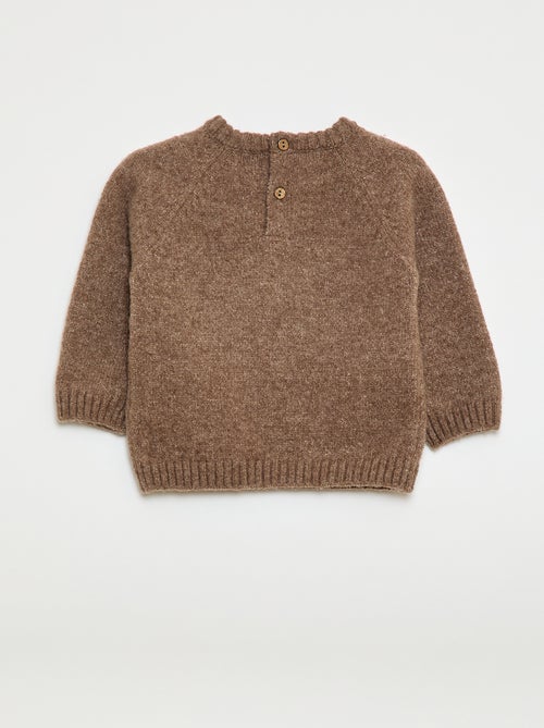 Pull jacquard rayé - Kiabi