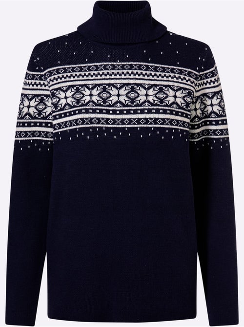 Pull Jacquard Superbe Motif Jacquard - Taille Standard - Helline - Kiabi Pull Jacquard Superbe Motif Jacquard - Taille Standard - Helline - Kiabi
