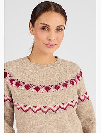 Pull jacquard Thermolactyl - Damart