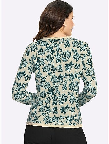Pull Jacquard Tricot Fin - Taille Standard - Witt