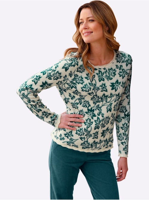 Pull Jacquard Tricot Fin - Taille Standard - Witt - Kiabi