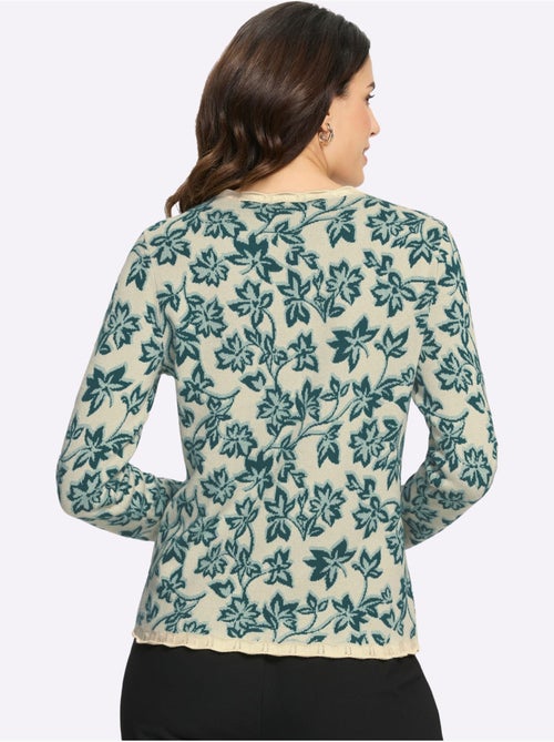 Pull Jacquard Tricot Fin - Taille Standard - Witt - Kiabi