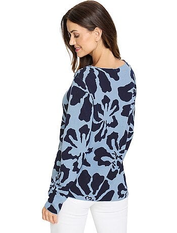 Pull Jacquard Tricot Jacquard De Qualité - Taille Standard - helline