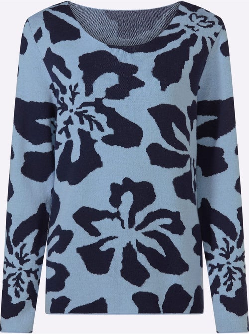 Pull Jacquard Tricot Jacquard De Qualité - Taille Standard - helline - Kiabi