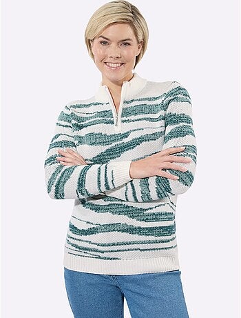 Pull jacquard tricot jacquard de qualité - taille standard - witt