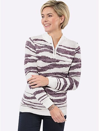 Pull jacquard tricot jacquard de qualité - taille standard - witt