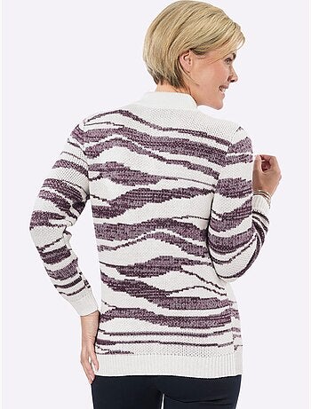 Pull jacquard tricot jacquard de qualité - taille standard - witt