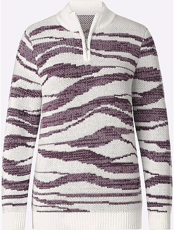 Pull jacquard tricot jacquard de qualité - taille standard - witt