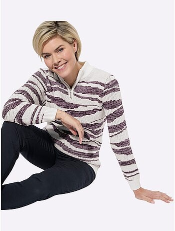 Pull jacquard tricot jacquard de qualité - taille standard - witt