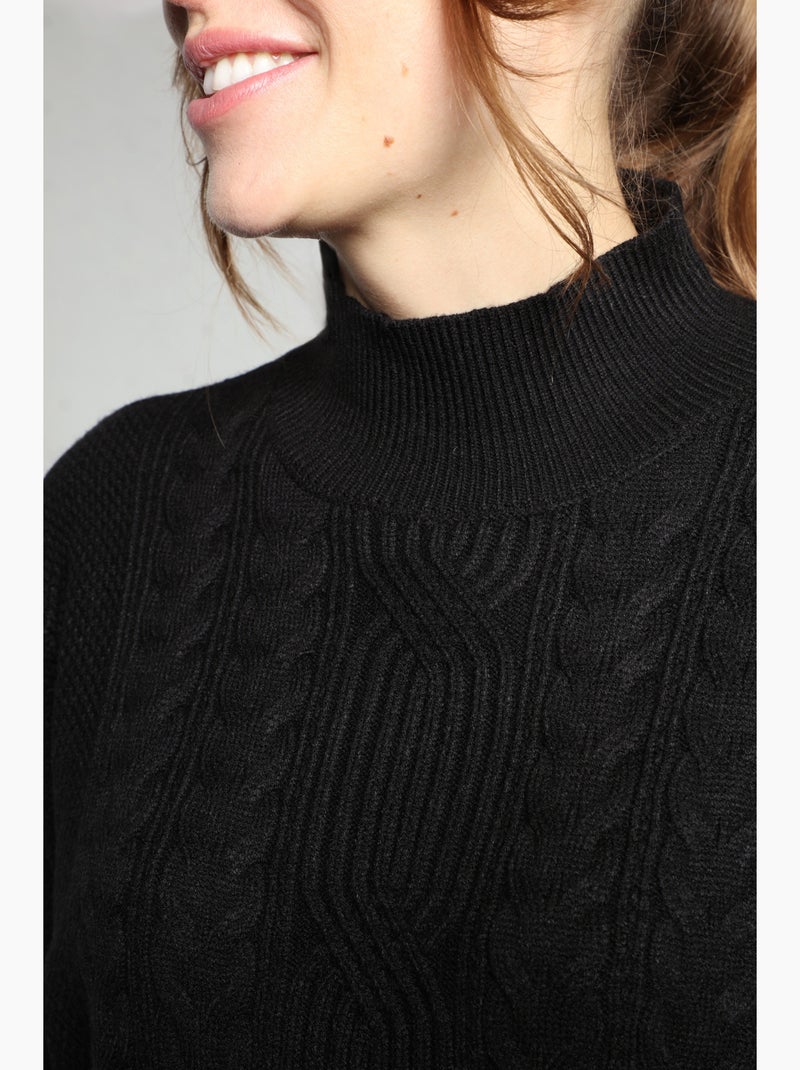 Pull Jaft  | Gerard Pasquier Avec Col Cheminée | Gerard Pasquier Noir - Kiabi