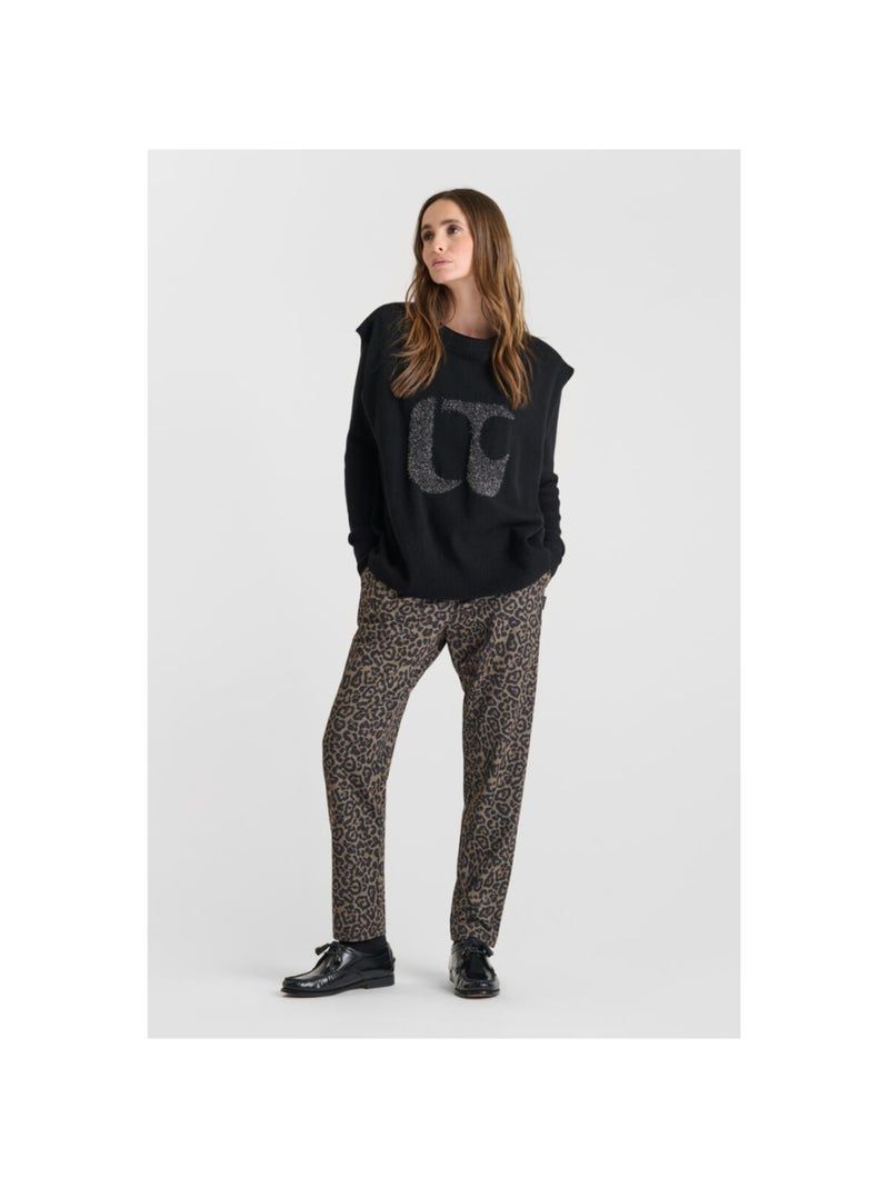 Pull JANICE 'Le Temps Des Cerises' Noir - Kiabi