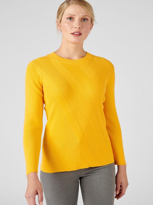 Pull jeu de côtes fantaisie - Damart - Kiabi