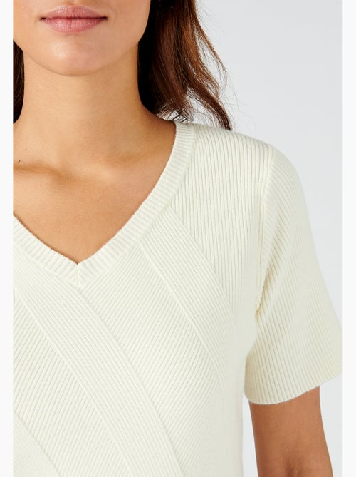 Pull jeu de côtes fantaisie. - Damart - Kiabi