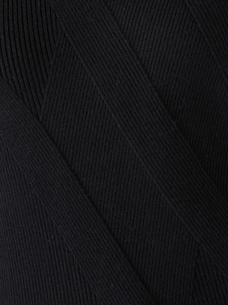 Pull jeu de côtes fantaisie - Damart Noir - Kiabi